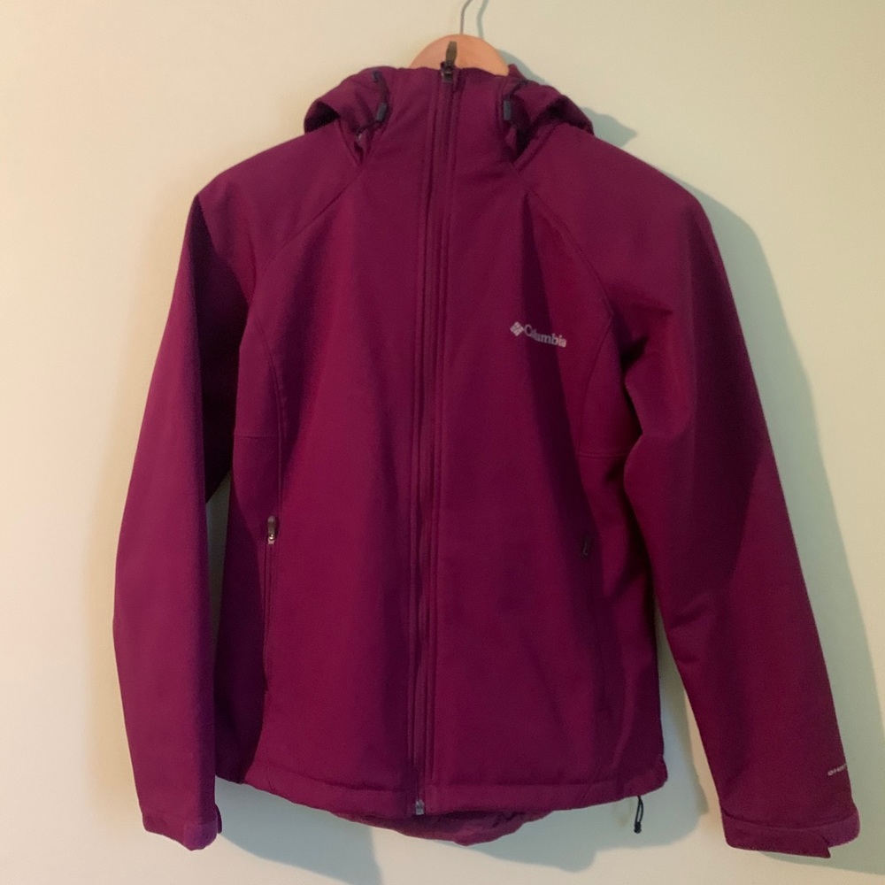 Columbia Windbreaker with Fleece Lining